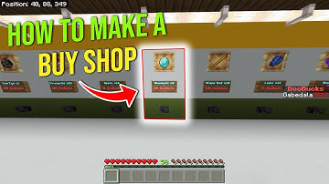 How to Make a Command Block Shop in Minecraft *Bedrock*