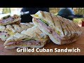Grilled Cuban Sandwich Recipe | Mojo Pork and Cuban Sandwich Grilled on Big Green Egg