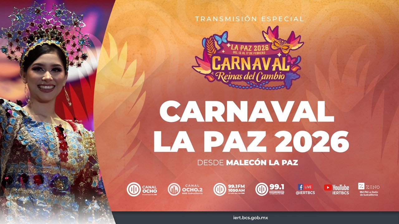 🔴¡EN VIVO! 🎉✨Vive el Carnaval La Paz 2026: “Reinas del Cambio” 🎶🎭 - 13 de febrero 2026