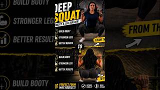 From This to This 🔥 Perfect Deep Squat Transformation | Booty &amp; Legs Builder UAE #shorts #squats
