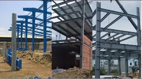 Thi công nhà thép tiền chế nhà xưởng trọn gói giá rẻ|Nhà thép tiền chế Hồng Việt