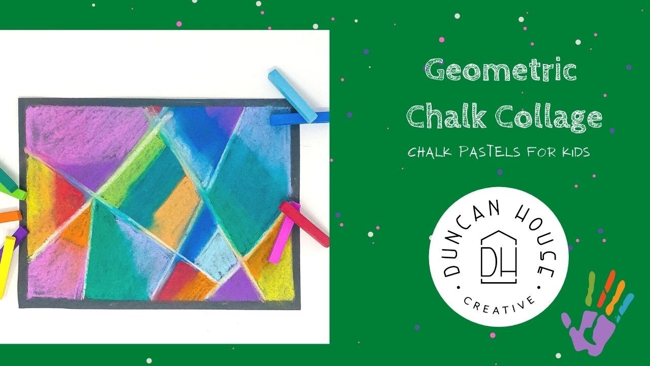 Kids Edition: Chalk Pastels Geometric Art
