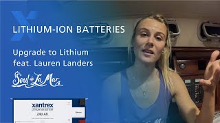 Xantrex Lithium Battery Installation  Lauren Landers