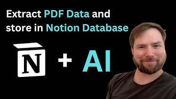 Extract Data from PDF and Store In Notion Database