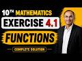 Class 10 Maths Chapter 4 Exercise 4.1 Complete Solutions | Functions & Graphs