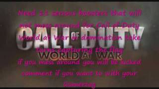 Call of Duty World at War EXP Boosting (xbox 360)