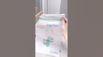 Túi zip đựng quần áo chống thấm nhựa PE #tuizipdungquanao