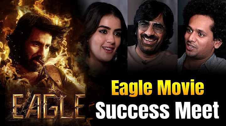 EAGLE - పద్దతైన దాడి | Ravi Teja | Anupama | Kavya Eagle Movie Public Blockbuster Success Meet Event