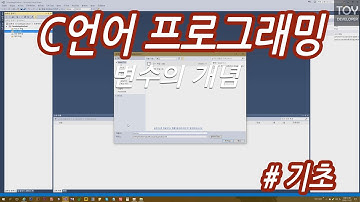 C언어 프로그래밍 변수의 개념(기초)