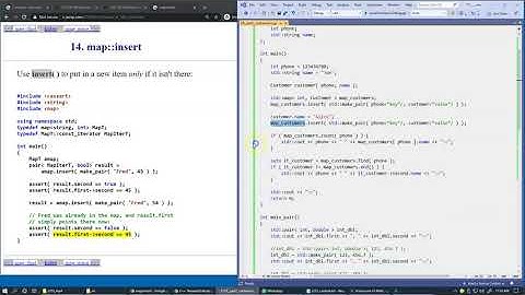 10.5 std::map and std::multimap overview