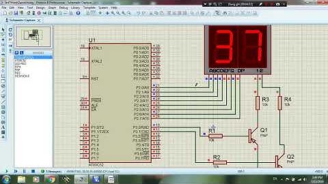 Tự học   Lập trình VĐK 8051 Bài 3 1   tiếp Lập trình với Led 7 thanh 2 số Anot chung