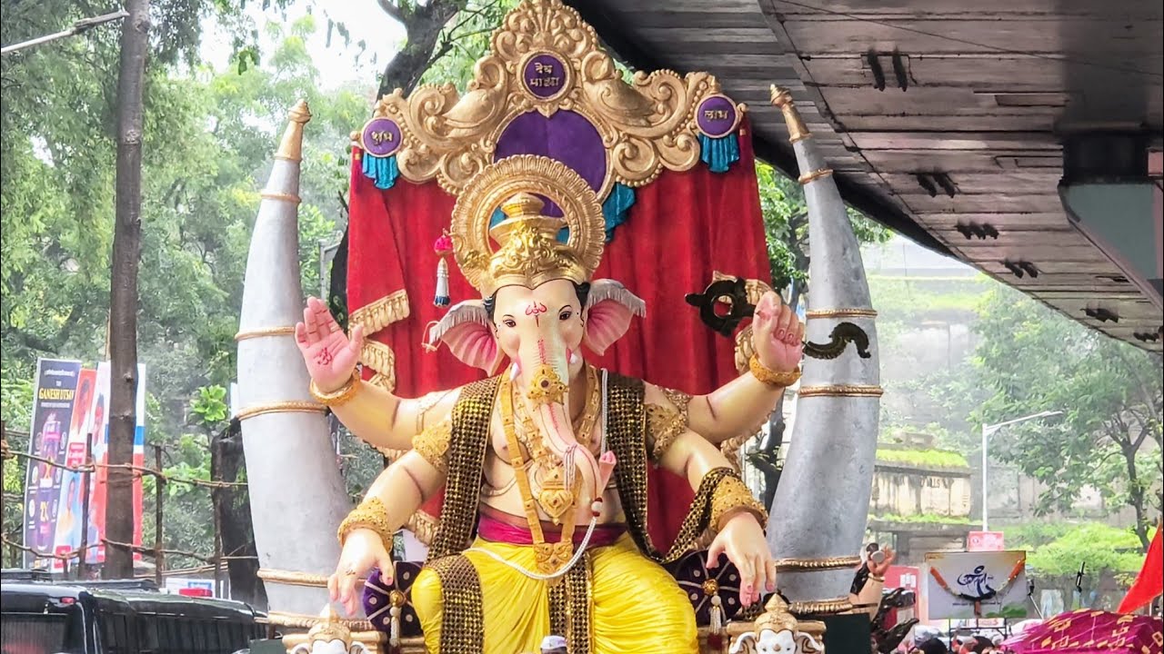 Dev Maza Umarkhadi cha Raja Aagman 2025 | देव माझा उमरखाडीचा राजा आगमन २०२५ | Mumbai Attractions