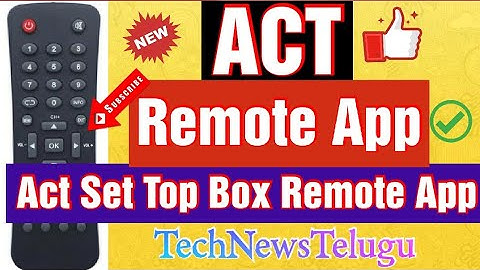ACT setup box remote App || ACT Remote App || ACT Set Top Box Remote App || ACT remote Control App