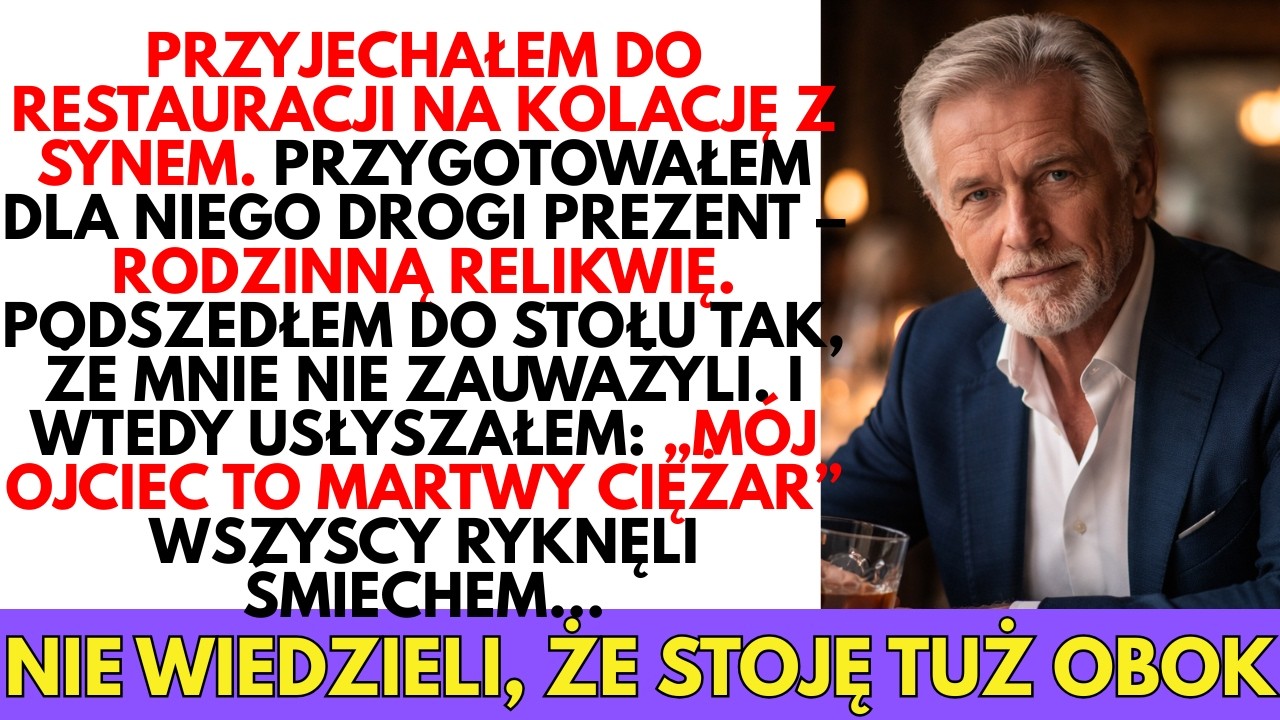 Syn NAZWAŁ mnie ciężarem, choć oddałem mu wszystko.Nie wiedział, że stoję tuż OBOK i słyszę …