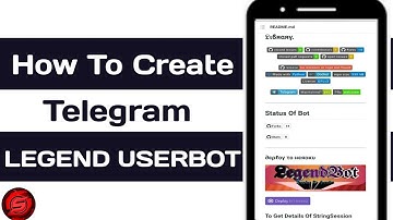 How to create Legend userbot || in telegram || in 10 minutes