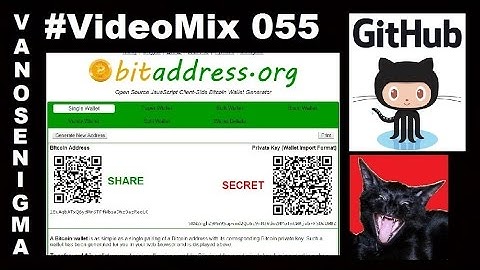 VideoMix 055 Generate BitAddress Offline GitHub Bitcoin Paper Wallet Funny Security Cat Dog Baby