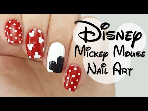 Disney Mickey Mouse Nail Art