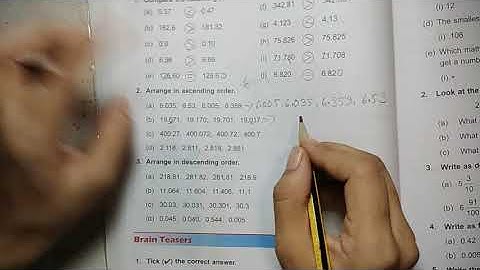 DAV school//class 5 maths// unit 5 Decimals//worksheet 6