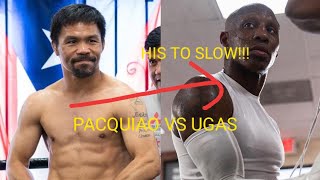 Manny pacman Pacquiao VS Yordonis Ugas  (DIY) speed test