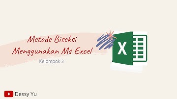(85) 7.1.1 | sin x = 3x - 2, metode bisection menggunakan Ms Excel, solusi akar persamaan non linear