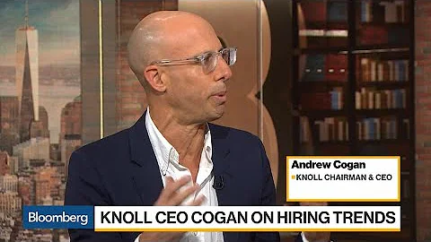 Knoll CEO Sees Robust Hiring in U.S. Job Market