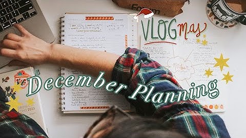 Monthly Reset | December planning, organizing + getting my life together | Vlogmas ep. 2