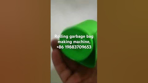 Rolling garbage bag making machine—Chaoxin Machinery
