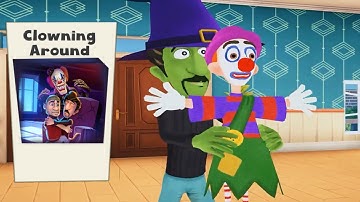 Scary Robber Home Clash | Clowning Around Halloween  | Gameplay Walkthrough PART 17 (iOS, Android)