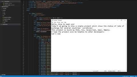 Currency App (HTML, Javascript, JQuery, Ajax)