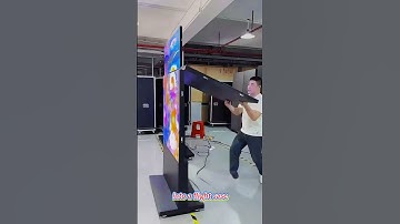 Big Impact, Tiny Pack: The 1×2.5 m Foldable LED Poster #digitalsignage #leddisplay #nextgendisplay