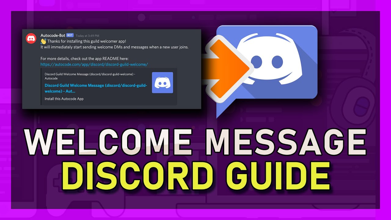 How To Create a Welcome Message on Discord 