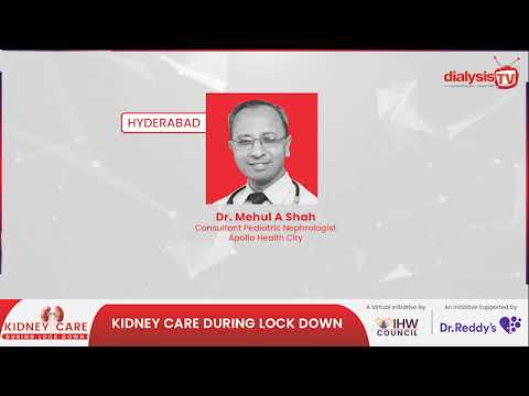 Expert Speaks Dr Mehul A Shah Consultant Pediatric Nephrologist Apollo Health City Hyderabad Youtube