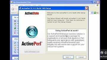 【程式語言安裝】ActivePerl 5.14.2 (ActiveState) 動畫安裝教學