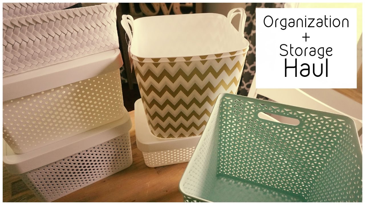 Organizational Ideas & Home Storage Haul - YouTube