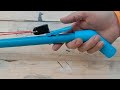 DIY slingshot - Make a long PVC slingshot, simple, strong and accurate.