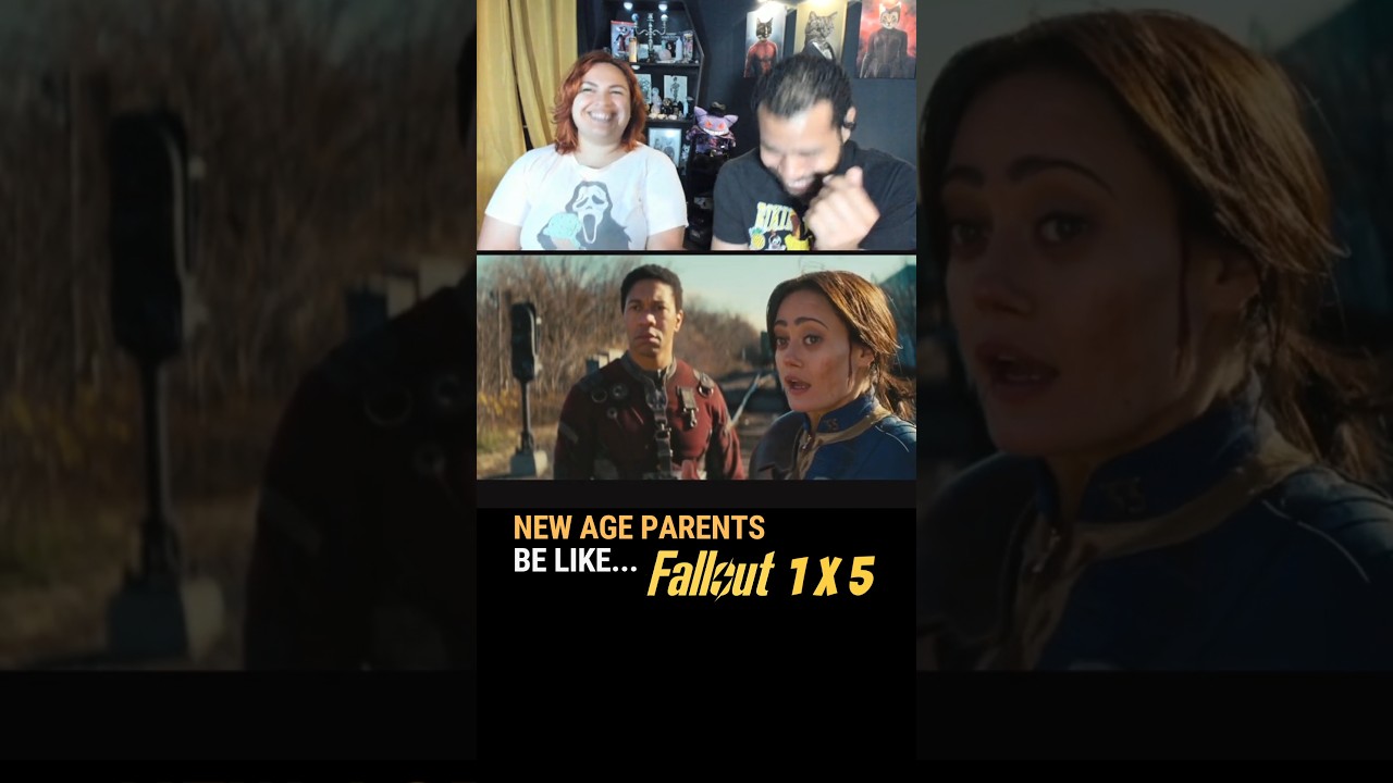 Parents be like 😬😮‍💨 #fallout #falloutreaction #fallouttvshow #firsttimewatching #reactionchannel