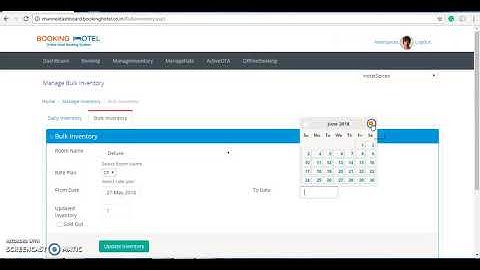 How To Manage Bulk Inventory in booking hotel channel manager?