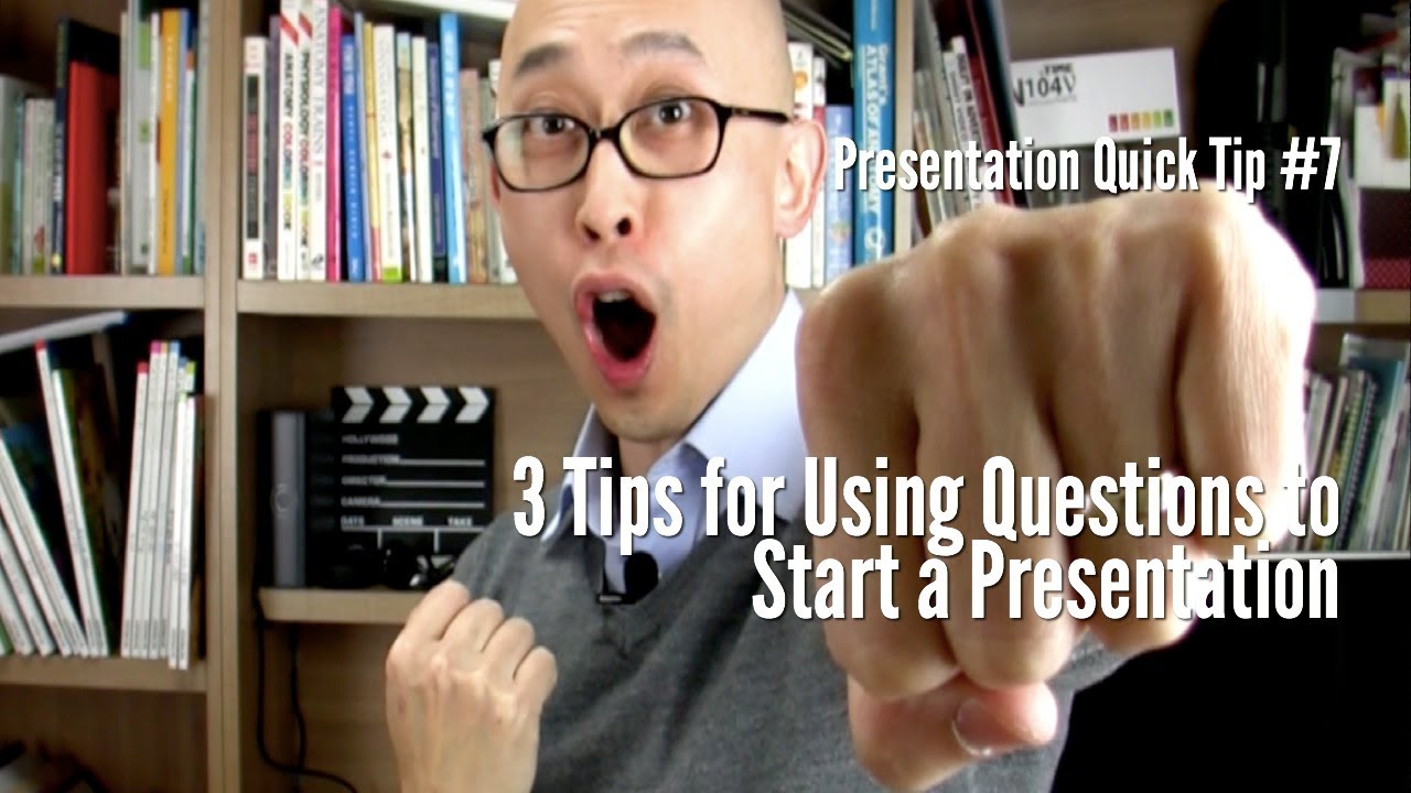 how to start presentation with question