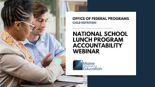 National School Lunch Program Accountability Webinar