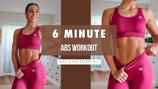 6 MINUTE ABS | Follow Along Workout