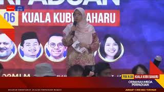 Rodziah Ismail - Ucapan Penuh di Ceramah Mega Perpaduan PRK Kuala Kubu Bharu