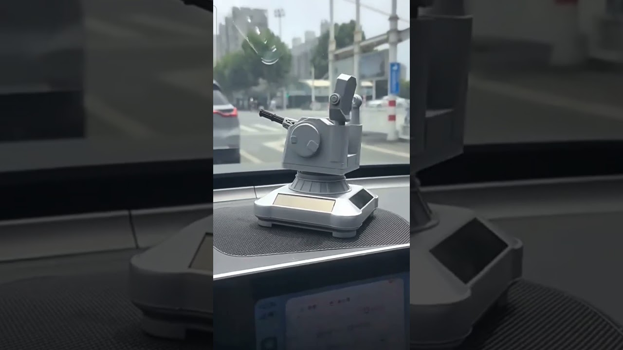 Solar Powered Navy Defence close in weapon system. Display for your car