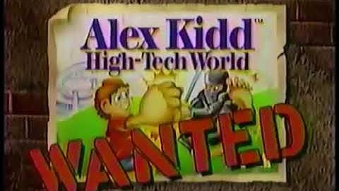 Altered Beast, Alex Kidd - High Tech World, & Alf Sega Video Games Ad (1989) (low quality)