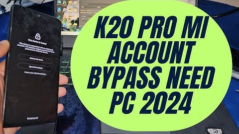 Redmi K20 Pro Mi Account Unlock One Click Umt & Unlock Tool 2024 / Mi K20 Pro Mi Cloud & Frp Bypass
