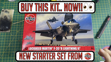 The Ultimate F-35B LIGHTNING 2 Unboxing: Must-Have AIRFIX Starter Set!