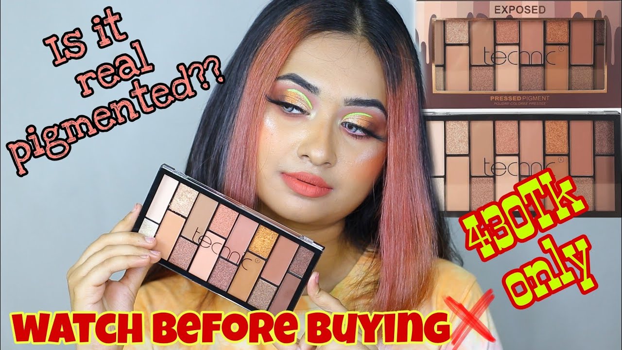 430TK EYESHADOW PALETTE REVIEW| REVIEWING TECHNIC EXPOSED EYESHADOW PALETTE