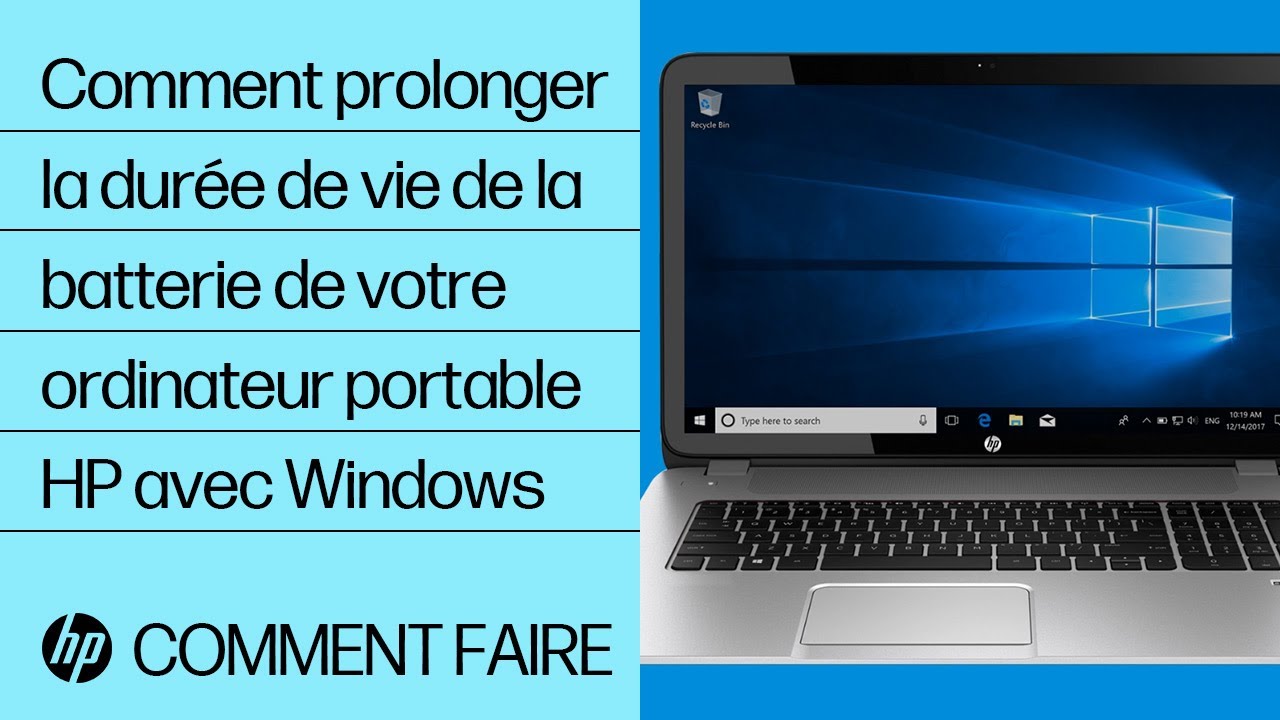 Comment prolonger la durée de vie de la batterie de votre ordinateur portable HP avec Windows