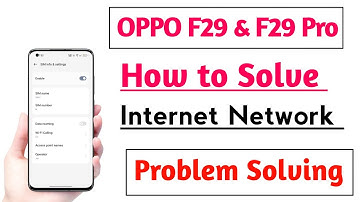 OPPO F29 & F29 Pro 5G How to Fix Internet & Network Problem Solution tips and tricks