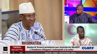 OM TV:#URGENT / Bouba K Traoré président par intérim du M5-RFP ( Tendance Choguel ) interpellé