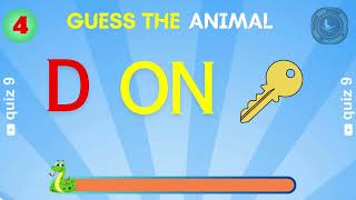 Guess The Animal  Easy, Medium, Hard 25 levels  QUIZ9, Quiz/riddles